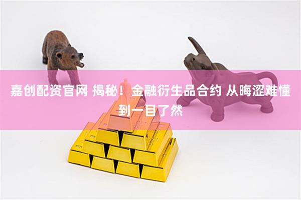 嘉创配资官网 揭秘！金融衍生品合约 从晦涩难懂到一目了然