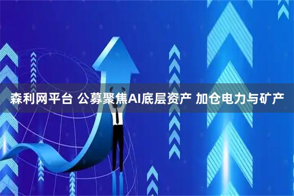 森利网平台 公募聚焦AI底层资产 加仓电力与矿产